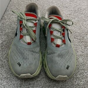 On Running Sneakers Cloud Monster in Gray and Green